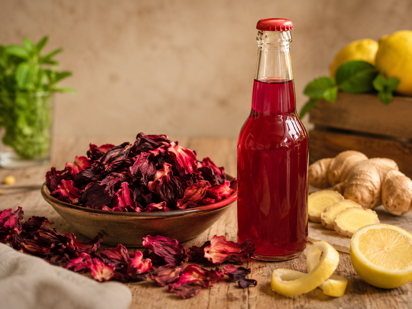 Découverte de l’infusion hibiscus Maison Miollis.